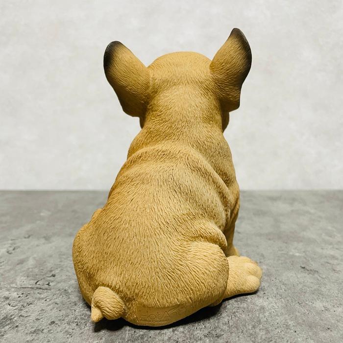 置物 犬 かわいい 動物 玄関 フレンチ・ブルドッグ 見つめるイヌ おしゃれ インテリア トイレ 庭 woobia ウービア |  | 03