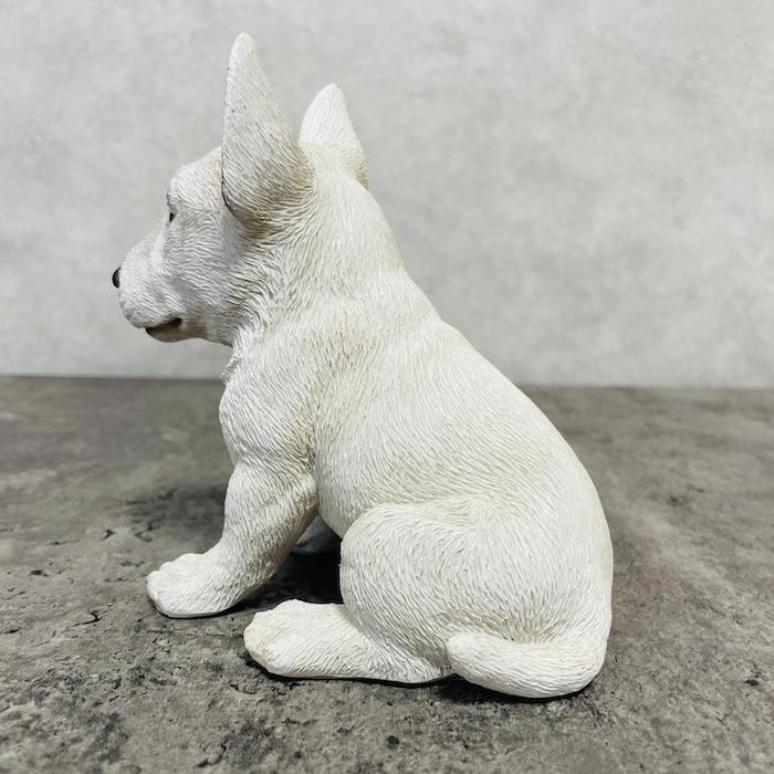 置物 犬 かわいい 動物 玄関 お座りブルテリア おしゃれ 可愛い