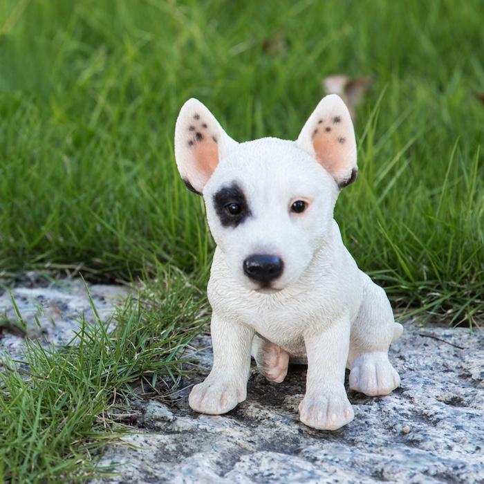 置物 犬 かわいい 動物 玄関 お座りブルテリア おしゃれ 可愛い