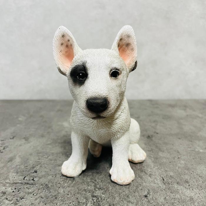 置物 犬 かわいい 動物 玄関 お座りブルテリア おしゃれ 可愛い インテリア ガーデンオーナメント  woobia ウービア |  | 04