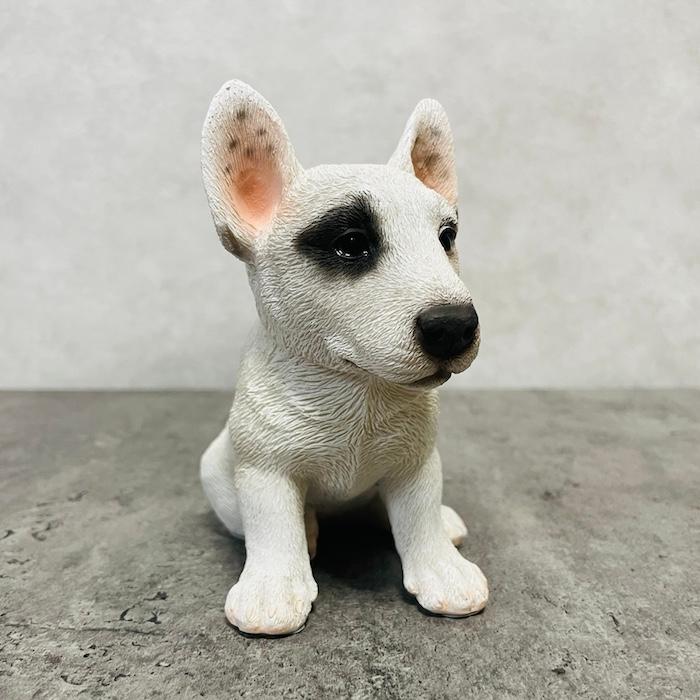 置物 犬 かわいい 動物 玄関 お座りブルテリア おしゃれ 可愛い インテリア ガーデンオーナメント  woobia ウービア |  | 06
