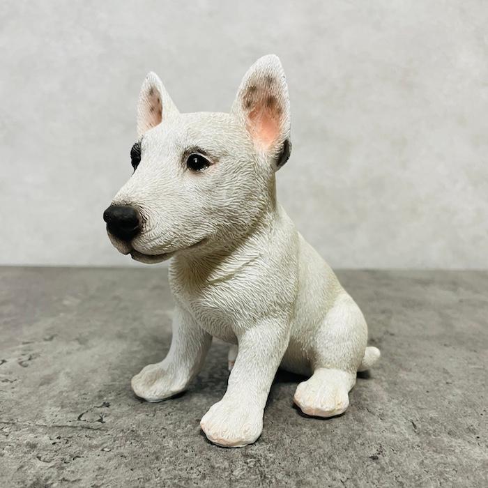 置物 犬 かわいい 動物 玄関 お座りブルテリア おしゃれ 可愛い インテリア ガーデンオーナメント  woobia ウービア |  | 07