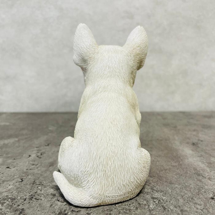 置物 犬 かわいい 動物 玄関 お座りブルテリア おしゃれ 可愛い インテリア ガーデンオーナメント  woobia ウービア |  | 09