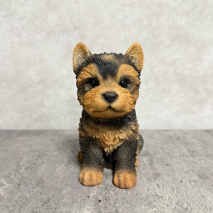 犬 置物 おしゃれ お座りヨークシャー・テリア 小 かわいい 動物 インテリア オブジェ ガーデンオーナメント woobia ウービア |  | 01