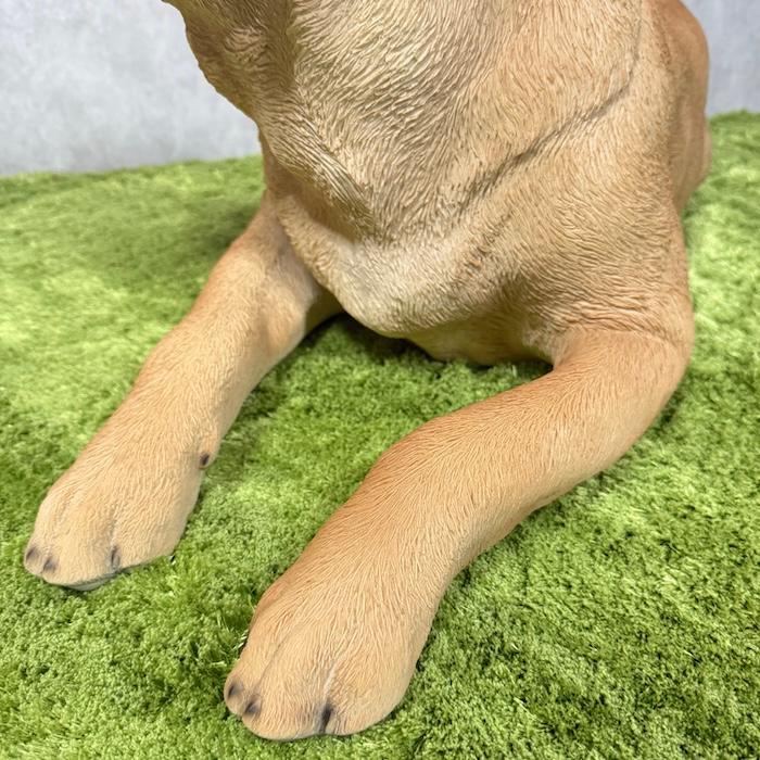 WOOBIA（ウービア） 犬 置物 大型 動物 うつぶせ ラブラドール