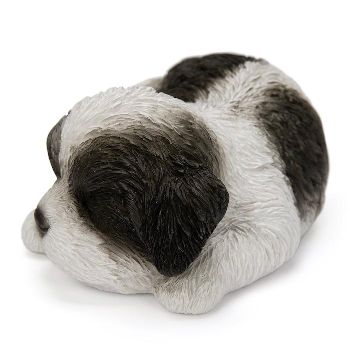 WOOBIA（ウービア） 犬 置物 すやすやシーズー 横幅17.5cm WOOBIA