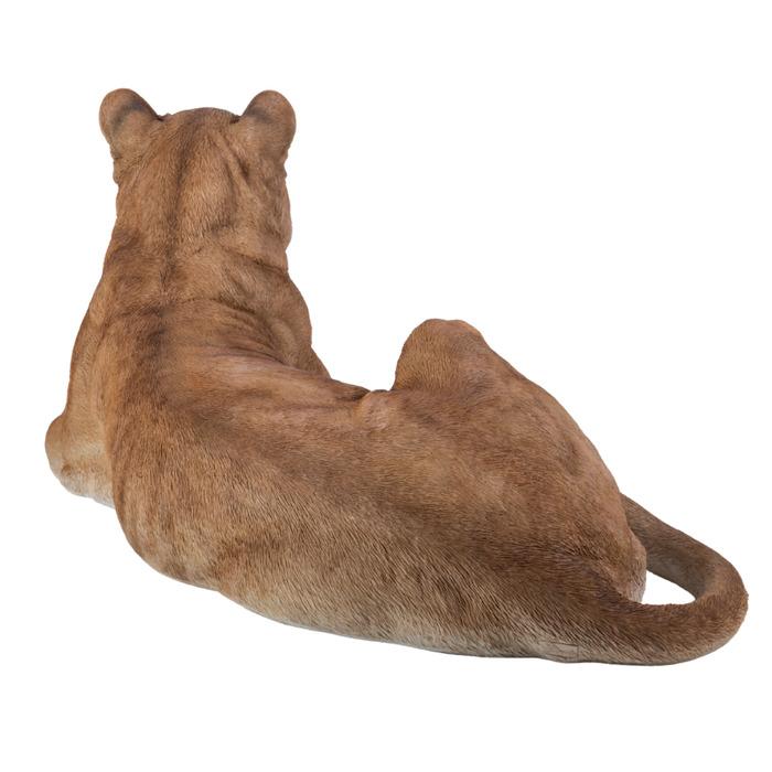 置物 動物 お座りメスライオン 大 高さ46cm おしゃれ 大きい 玄関