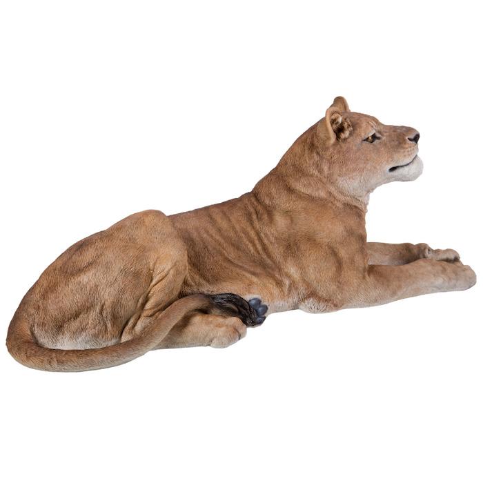 置物 動物 お座りメスライオン 大 高さ46cm おしゃれ 大きい 玄関