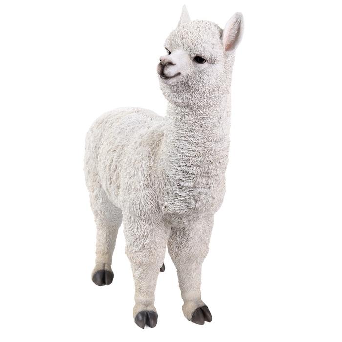置物 動物 右向きに立つアルパカ 大 高さ57cm おしゃれ 大きい 玄関