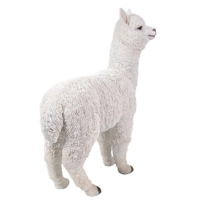 置物 動物 右向きに立つアルパカ 大 高さ57cm おしゃれ 大きい 玄関