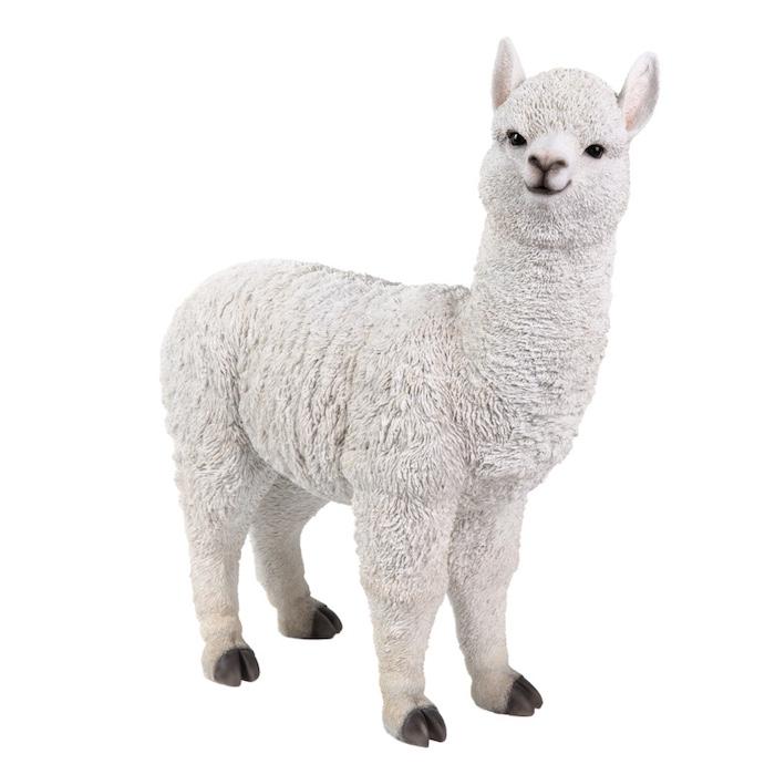 置物 動物 右向きに立つアルパカ 大 高さ57cm おしゃれ 大きい 玄関