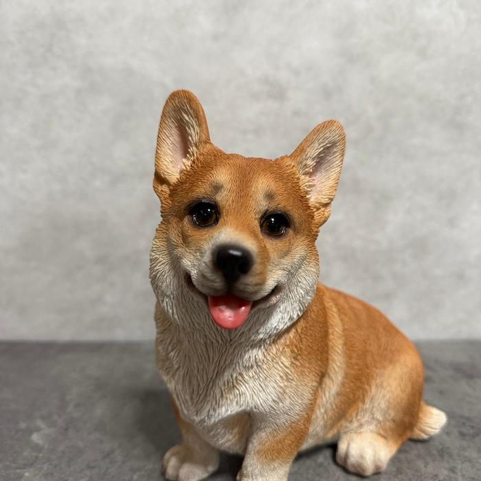 本物みたいなウエルツシュコーギー　飾りもの 本物みたいなウエルツシュコーギー 飾りもの 楽天市場】置物