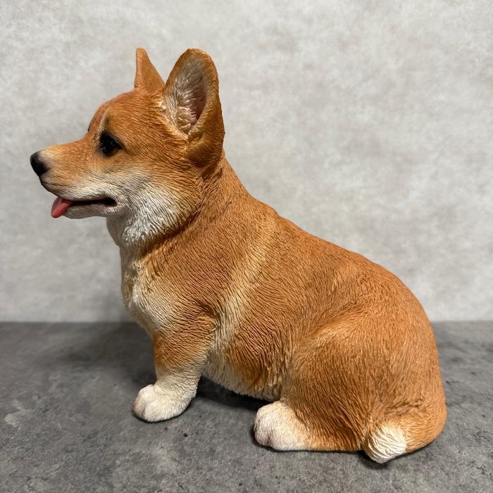犬 置物 おしゃれ お座りウェルシュコーギー かわいい 動物 インテリア オブジェ ガーデンオーナメント woobia ウービア |  | 05