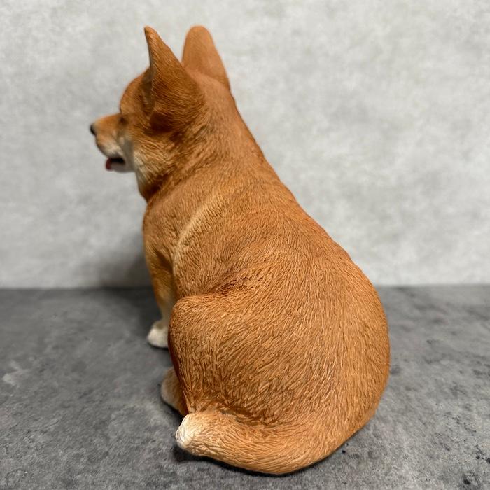 犬 置物 おしゃれ お座りウェルシュコーギー かわいい 動物 インテリア オブジェ ガーデンオーナメント woobia ウービア |  | 06