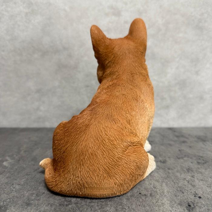 犬 置物 おしゃれ お座りウェルシュコーギー かわいい 動物 インテリア オブジェ ガーデンオーナメント woobia ウービア |  | 07