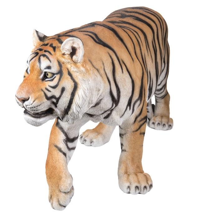 置物 動物歩くタイガー 特大 虎グッズ 横幅140cm woobia おしゃれ 大きい 玄関インテリア 庭 ガーデン かわいいオブジェ 北欧 リアル 大型 面白い ウービア | WOOBIA | 01