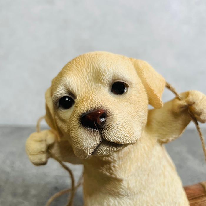 ラブラドール　置物　オブジェ　犬　いぬ　玄関　エントランス　オーナメント　ドッグ WOOBIA（ウービア） 置物 犬 かわいい 動物 玄関 ラブラドール