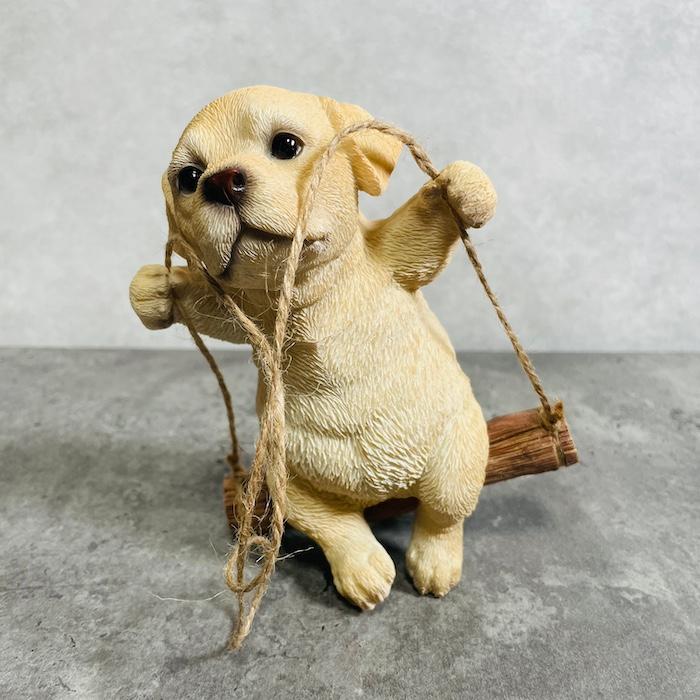 WOOBIA（ウービア） 置物 犬 かわいい 動物 玄関 ラブラドール