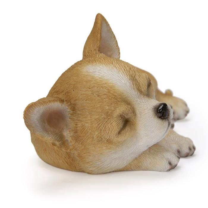 犬 置物 すやすやチワワ 眠る 横幅17.5cm WOOBIA リアル 可愛い おしゃれ オブジェ 卓上 インテリア 玄関 ギフト 動物 雑貨 癒し |  | 05