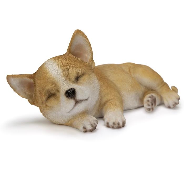 犬 置物 すやすやチワワ 眠る 横幅17.5cm WOOBIA リアル 可愛い おしゃれ オブジェ 卓上 インテリア 玄関 ギフト 動物 雑貨 癒し |  | 06