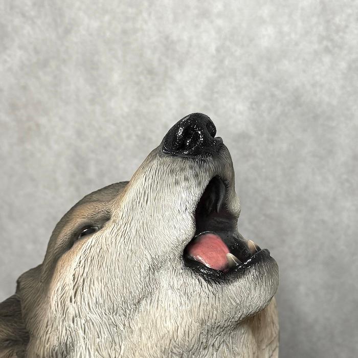 置物 吠えるオオカミ 特大 高さ86cm 狼 巨大オブジェ woobia おしゃれ 大きい 玄関インテリア 庭 ガーデン かわいい 北欧 リアル 大型 面白い ウービア | WOOBIA | 15