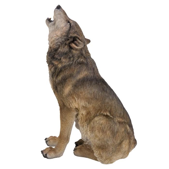 置物 吠えるオオカミ 特大 高さ86cm 狼 巨大オブジェ woobia おしゃれ 大きい 玄関インテリア 庭 ガーデン かわいい 北欧 リアル 大型 面白い ウービア | WOOBIA | 03