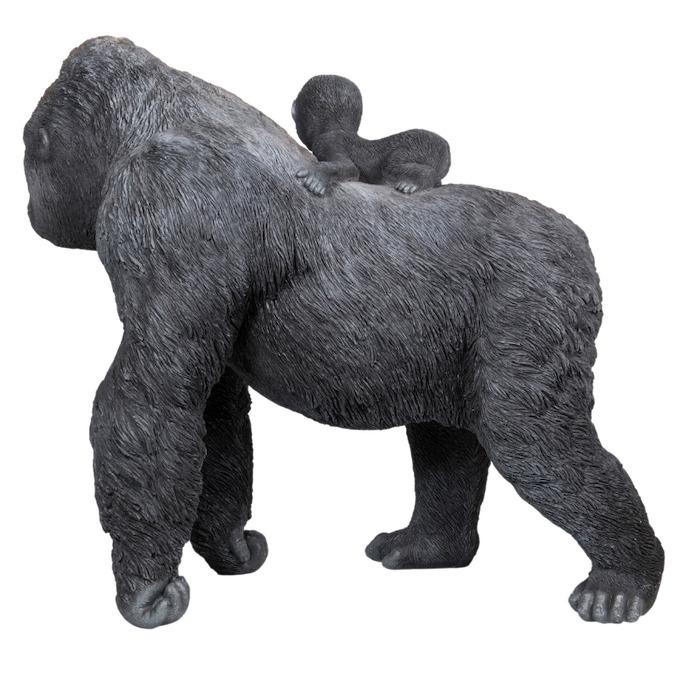 置物 動物 ゴリラ親子 特大 高さ106cm おしゃれ 大きい 玄関 インテリア 庭 ガーデン かわいい オブジェ 北欧 リアル 大型 面白い ウービア woobia |  | 03