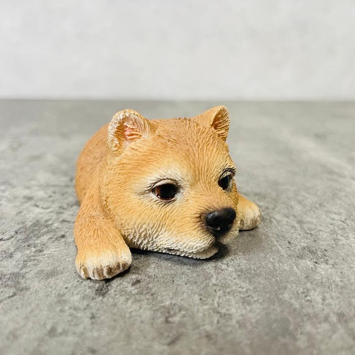 置物 犬 かわいい 動物 玄関 うつぶせ柴犬 グッズ おしゃれ インテリア 卓上 ガーデン 庭 woobia ウービア |  | 07