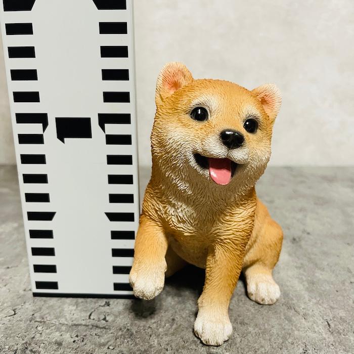 置物 犬 かわいい 動物 玄関 見上げるお座り柴犬 おしゃれ インテリア 卓上 ガーデン 庭 woobia ウービア |  | 08