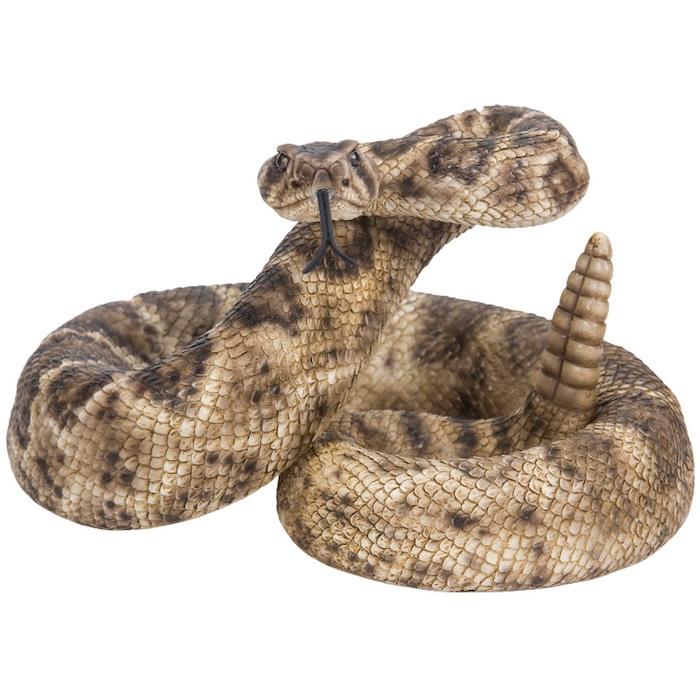 蛇の置物 ダイヤモンドバッグ ガラガラヘビ 横幅20cm 動物 おしゃれ