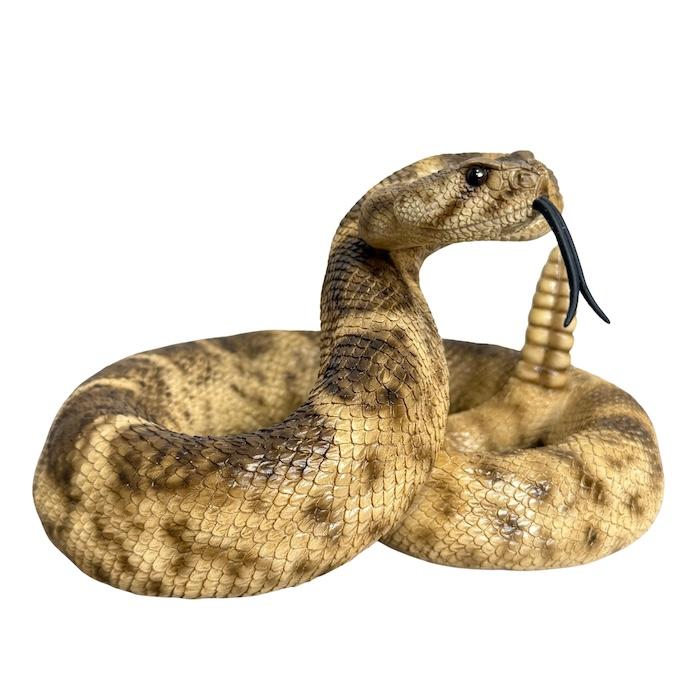 蛇の置物 ダイヤモンドバッグ ガラガラヘビ 横幅20cm 動物 おしゃれ