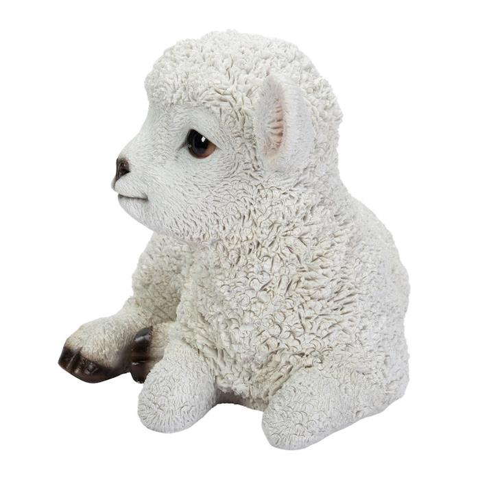 置物 羊 寝そべる羊 幅23.4cm woobia ウービア ひつじ リアル かわいい おしゃれ 玄関 インテリア オブジェ ガーデン ラム 北欧 ナチュラル | WOOBIA | 03
