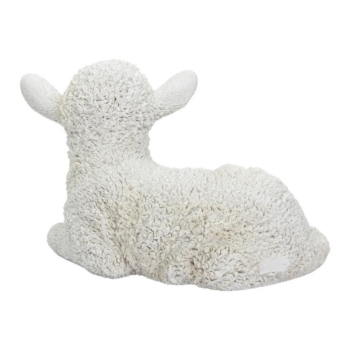 置物 羊 寝そべる羊 幅23.4cm woobia ウービア ひつじ リアル かわいい おしゃれ 玄関 インテリア オブジェ ガーデン ラム 北欧 ナチュラル | WOOBIA | 04