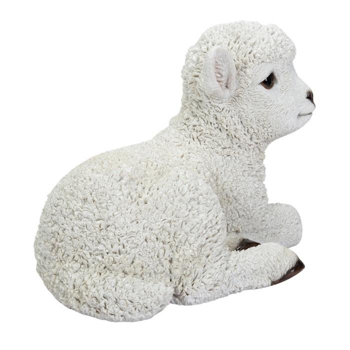 置物 羊 寝そべる羊 幅23.4cm woobia ウービア ひつじ リアル かわいい おしゃれ 玄関 インテリア オブジェ ガーデン ラム 北欧 ナチュラル | WOOBIA | 05