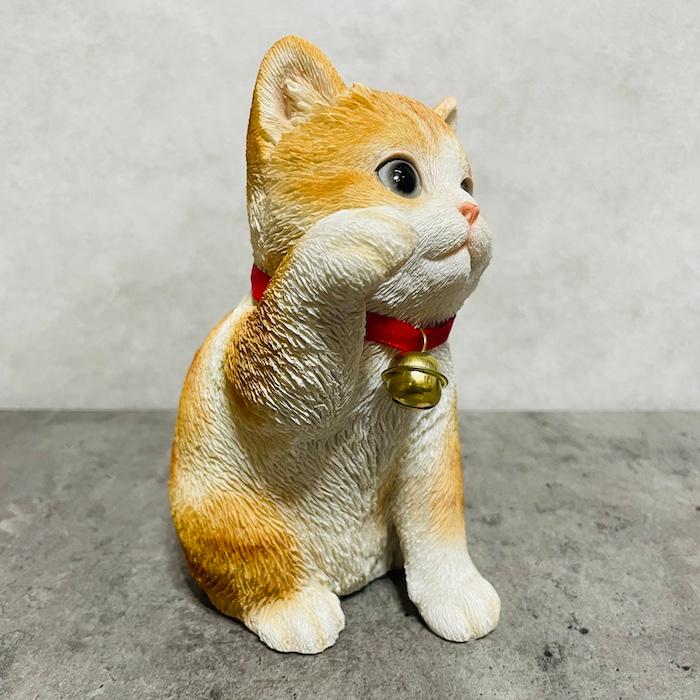 招き猫 m(*´︶`*)∫m ❤︎ 茶トラさん 茶白さん 招き猫 m(*´︶`*)∫m