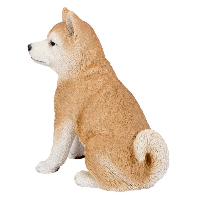 犬 置物 大型 動物 お座り秋田犬 大 かわいいグッズ 高さ38cm woobia おしゃれ 大きい 玄関 インテリア ガーデン オブジェ 北欧 リアル 面白い ウービア |  | 03