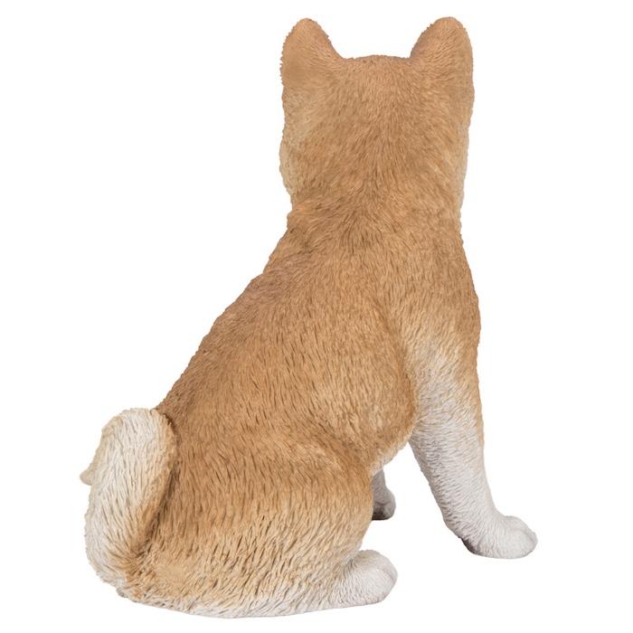 犬 置物 大型 動物 お座り秋田犬 大 かわいいグッズ 高さ38cm woobia おしゃれ 大きい 玄関 インテリア ガーデン オブジェ 北欧 リアル 面白い ウービア |  | 04