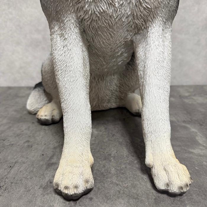 WOOBIA（ウービア） 犬 置物 大型 かわいい 動物 玄関 お座り