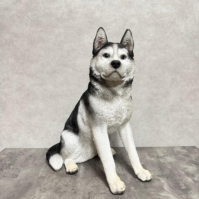 WOOBIA（ウービア） 犬 置物 大型 かわいい 動物 玄関 お座り