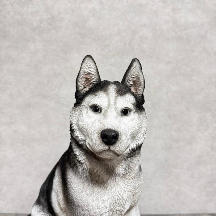 WOOBIA（ウービア） 犬 置物 大型 かわいい 動物 玄関 お座り 