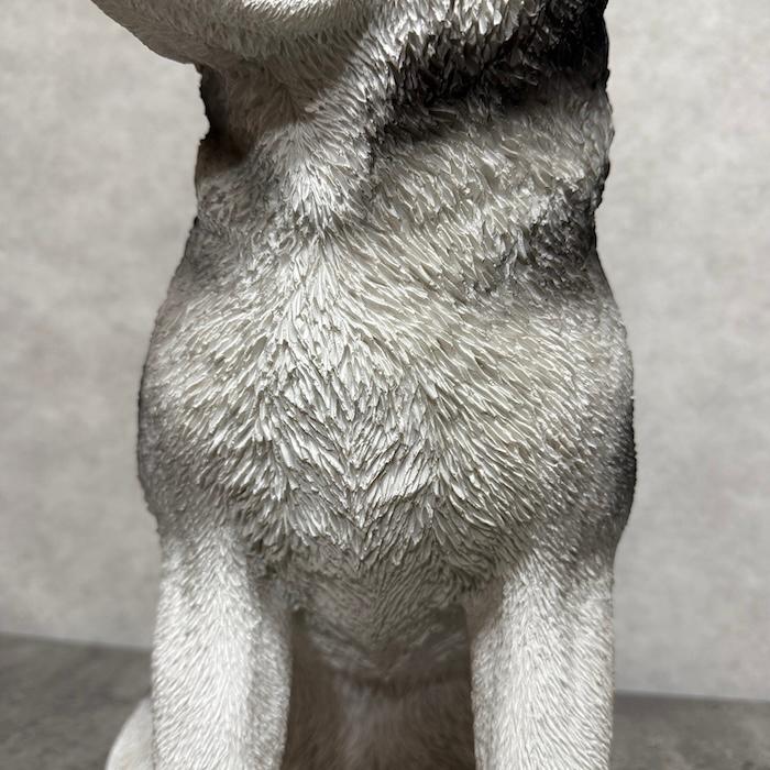 WOOBIA（ウービア） 犬 置物 大型 かわいい 動物 玄関 お座り