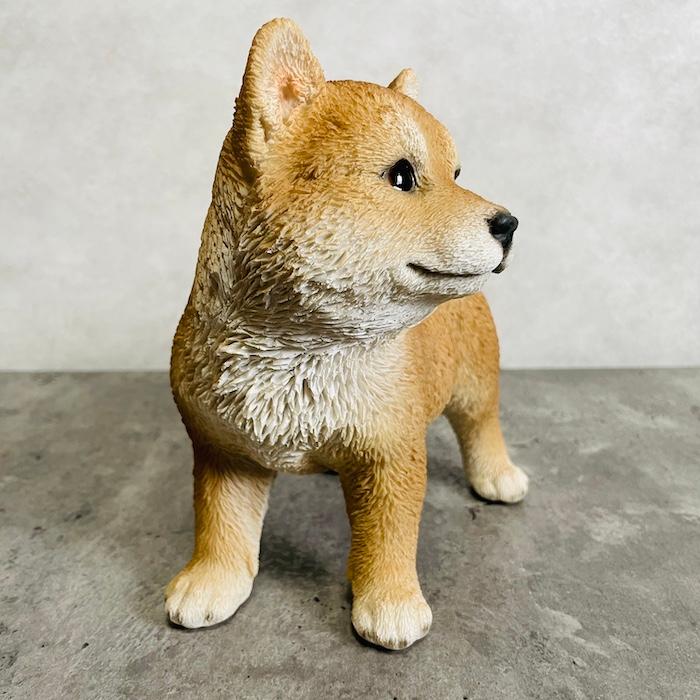 置物 犬 かわいい 動物 玄関 横向き柴犬 イヌ アニマル おしゃれ インテリア ガーデンオーナメント woobia ウービア |  | 06