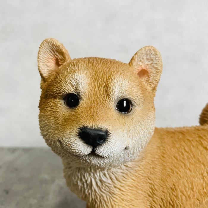 置物 犬 かわいい 動物 玄関 横向き柴犬 イヌ アニマル おしゃれ インテリア ガーデンオーナメント woobia ウービア |  | 07