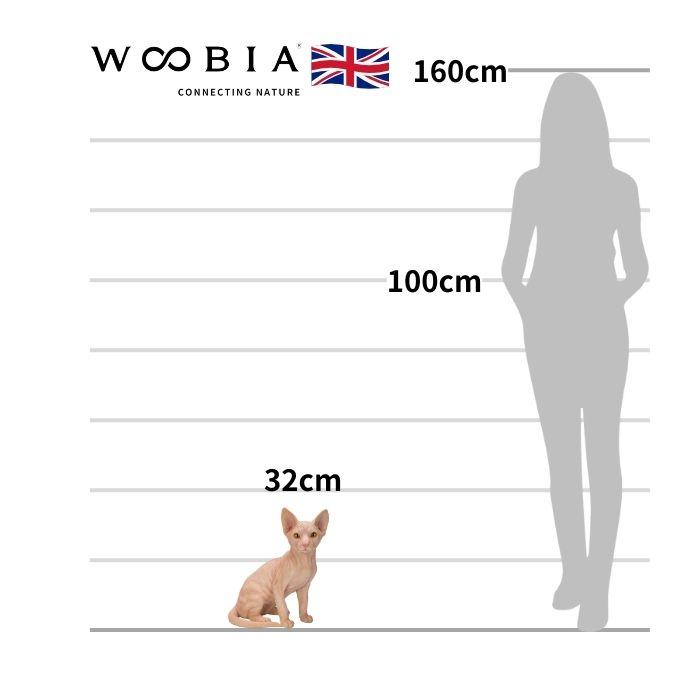 置物 猫 動物 お座りスフィンクス 高さ32cm woobia おしゃれ 大きい
