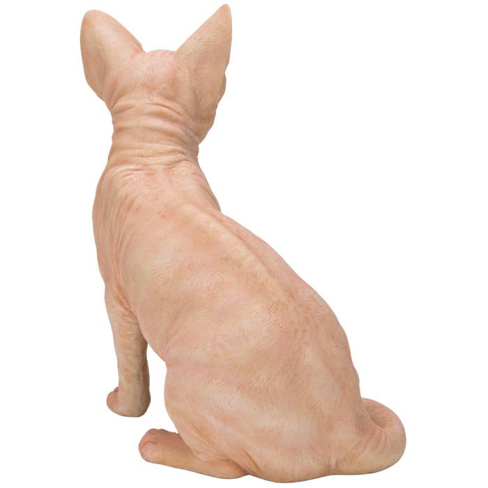 置物 猫 動物 お座りスフィンクス 高さ32cm woobia おしゃれ