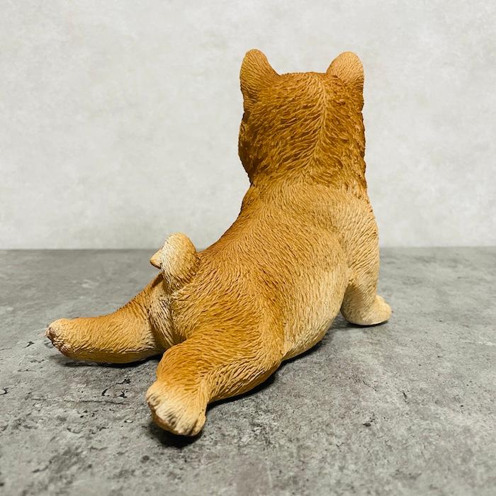 置物 犬 かわいい 動物 玄関 ストレッチ柴犬 グッズ おしゃれ インテリア 卓上 ガーデン 庭 woobia ウービア |  | 05