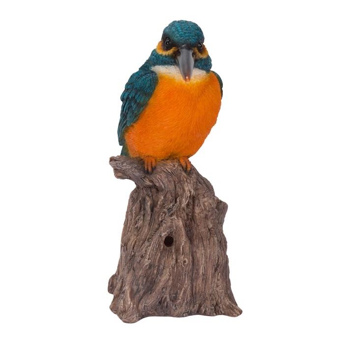 置物 鳥 カワセミ 高さ14.5cm woobia ウービア 野鳥 リアル おしゃれ 玄関 インテリア オブジェ ガーデン 北欧 ナチュラル 翡翠 動物 | WOOBIA | 02