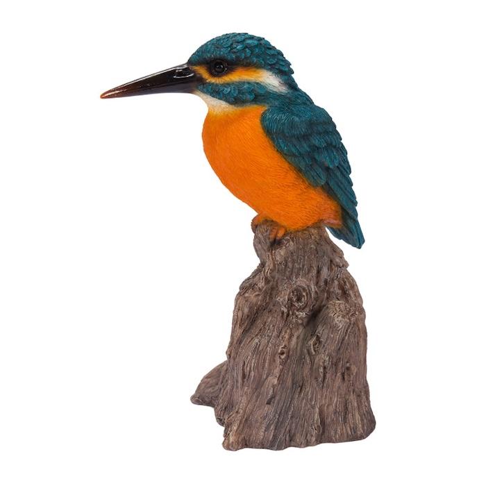 置物 鳥 カワセミ 高さ14.5cm woobia ウービア 野鳥 リアル おしゃれ 玄関 インテリア オブジェ ガーデン 北欧 ナチュラル 翡翠 動物 | WOOBIA | 04