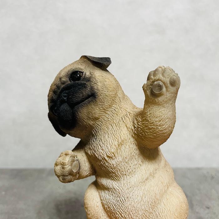スマホスタンド 卓上 おもしろ 犬 動物 パグ 犬 アニマル かわいい置物 おしゃれ スマホホルダー 玄関 インテリア woobia ウービア |  | 02