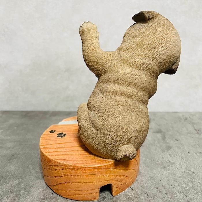 スマホスタンド 卓上 おもしろ 犬 動物 パグ 犬 アニマル かわいい置物 おしゃれ スマホホルダー 玄関 インテリア woobia ウービア |  | 07